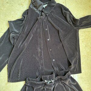 Loungewear Set - Purple Fleece and Pants